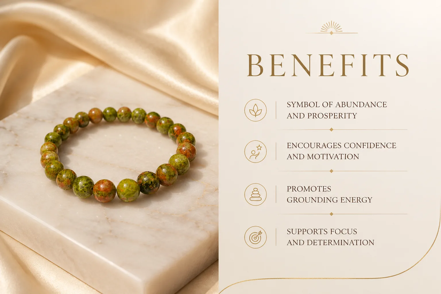 Unakite Bracelet - View 4