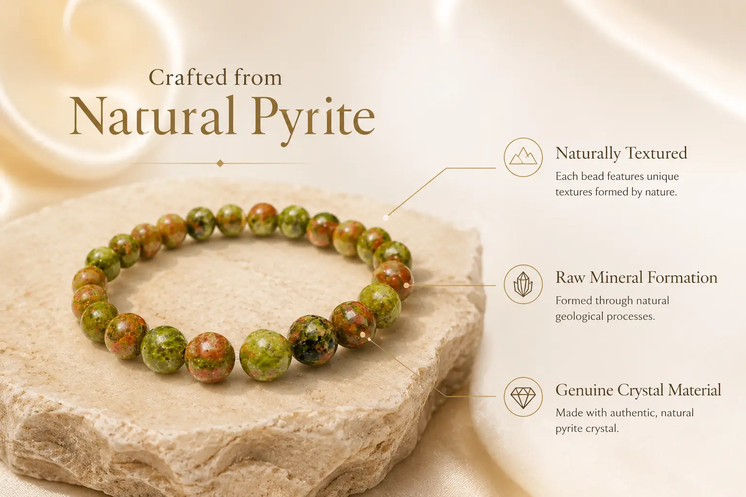 Unakite Bracelet - View 3